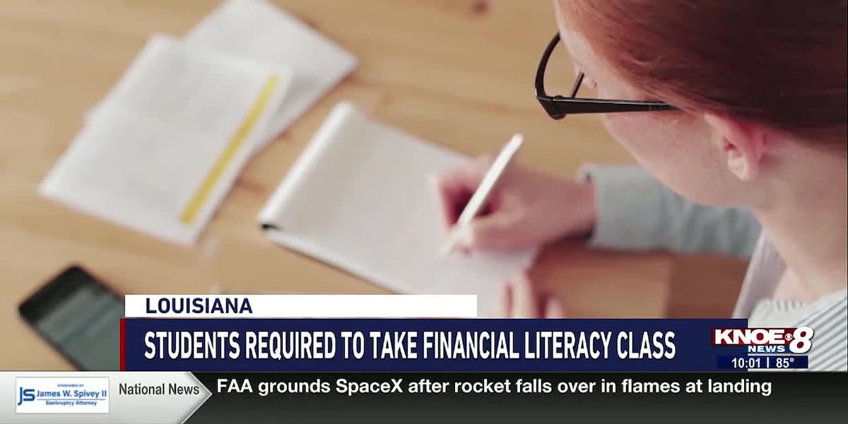 High school students in Louisiana now required to take financial literacy course [Video]