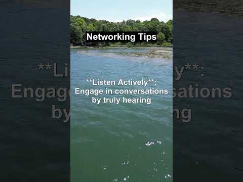 Networking tips #Inspiration #Motivation #LifeHacks #SelfImprovement #positivethinking  [Video]