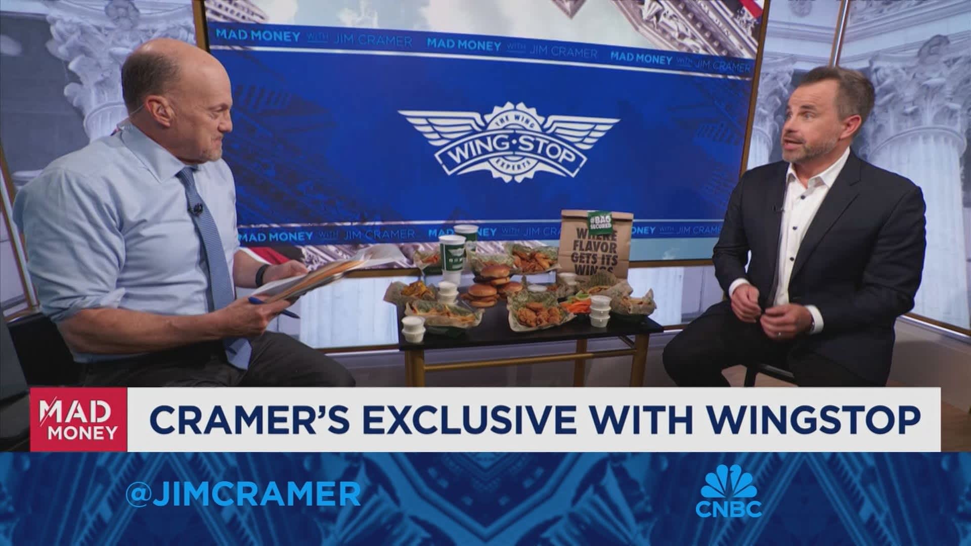 Wingstop CEO Michael Skipworth sits down with Jim Cramer [Video]