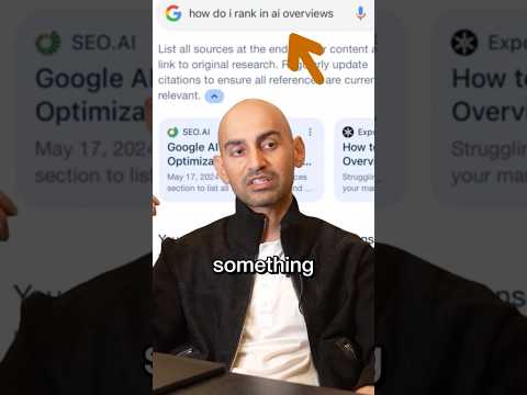 Google released AI Overviews, we saw a 1.32% increase in clicks. [Video]