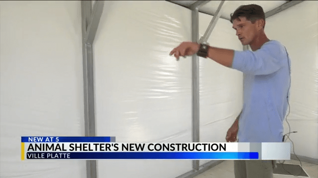 Heroes Everywhere Animal Rescue builds first new building for puppies [Video]