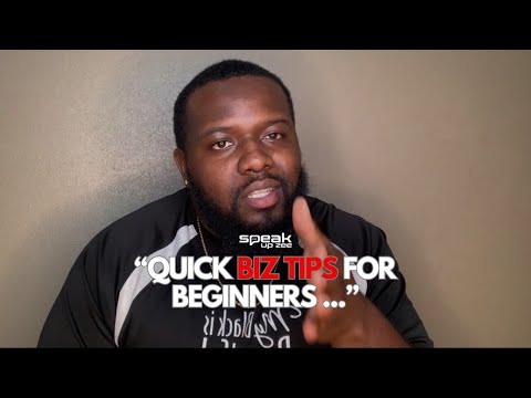 Some Quick Biz/Branding Tips for Newbies [Video]