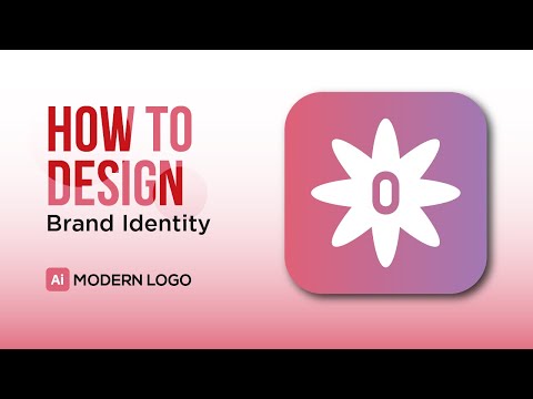 How to Design Stunning Modern Brand Identity (Logo) in Minutes. [Video]