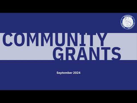 Community Grants September 2024 [Video]