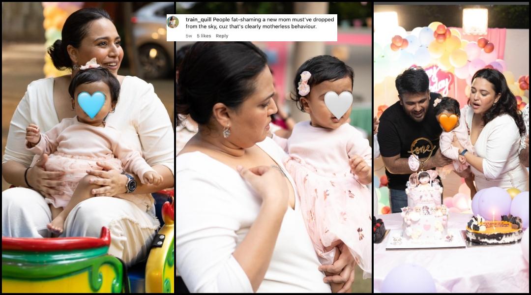 ‘Fat-shaming a new mom is disgusting: Swara Bhasker drops photos from her daughter’s first B’day; gets body shamed; fans come to rescue [Video]