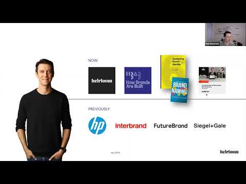 Rob Meyerson Branding Expert and Author of Designing Brand identity [Video]