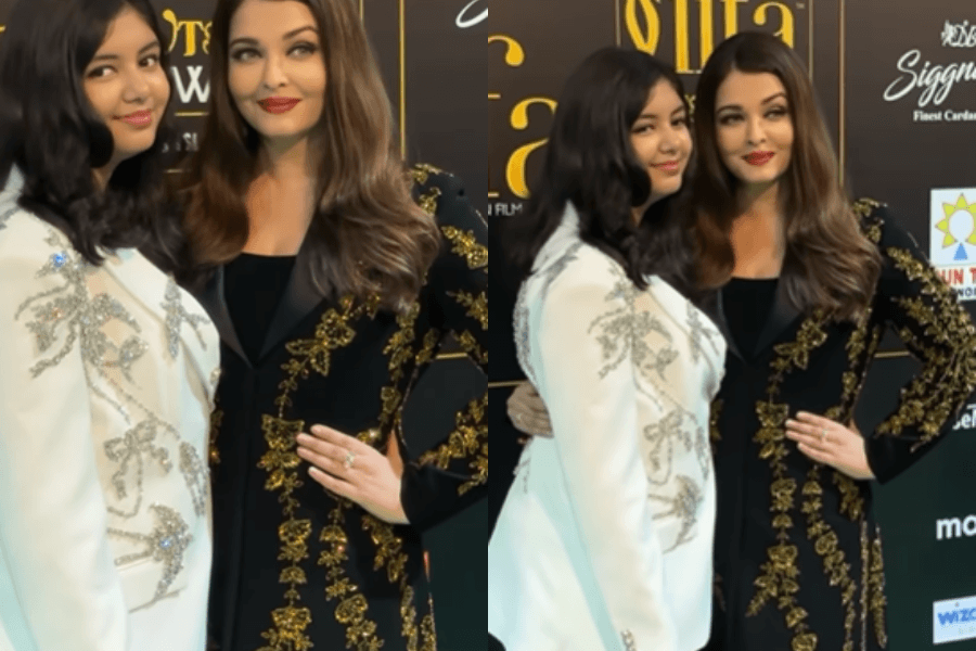 “Looking like magicians”: Aishwarya Rai, Aaradhya trolled for bling IIFA outfit [Video]