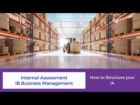 How to Structure your Business IA – Internal Assessment – IB Business Management [Video]