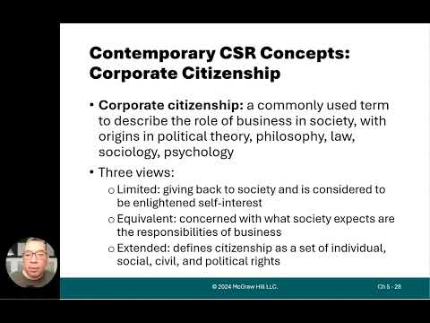 Corporate Social Responsibility Chapter 5 [Video]