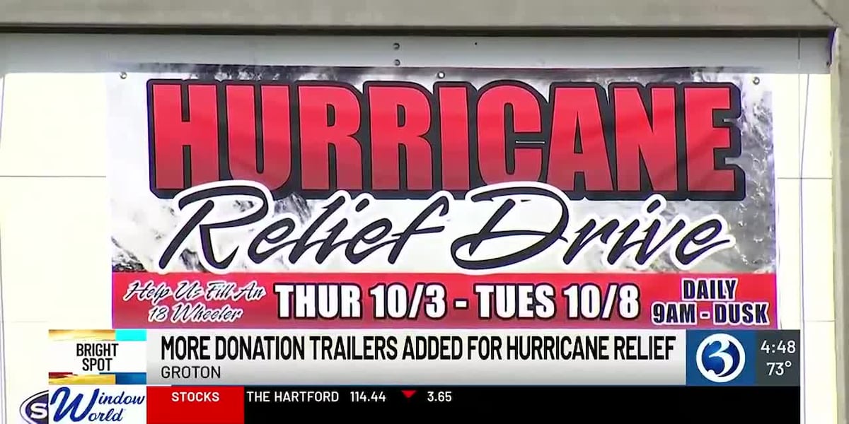 BRIGHT SPOT: Donation Drive for victims of Hurricane Helene [Video]