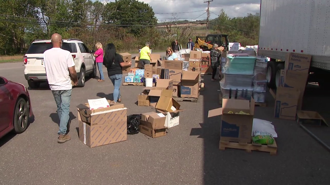 Trucking company helping Hurricane Helene victims [Video]