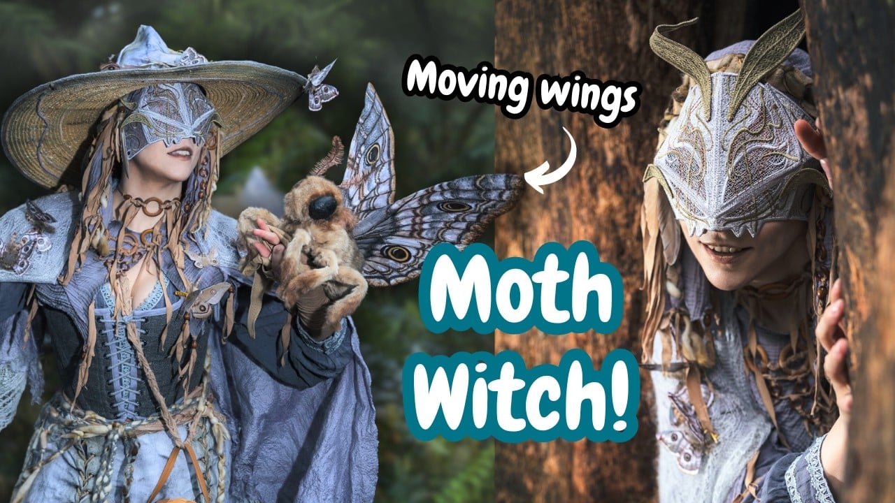 Miss Twisted Made a Moth Witch #ElectronicHalloween  Adafruit Industries  Makers, hackers, artists, designers and engineers! [Video]