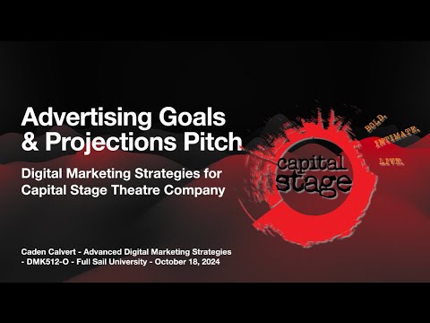 Advanced Digital Marketing Strategy for Capital Stage – Advertising Goals & Projections [Video]