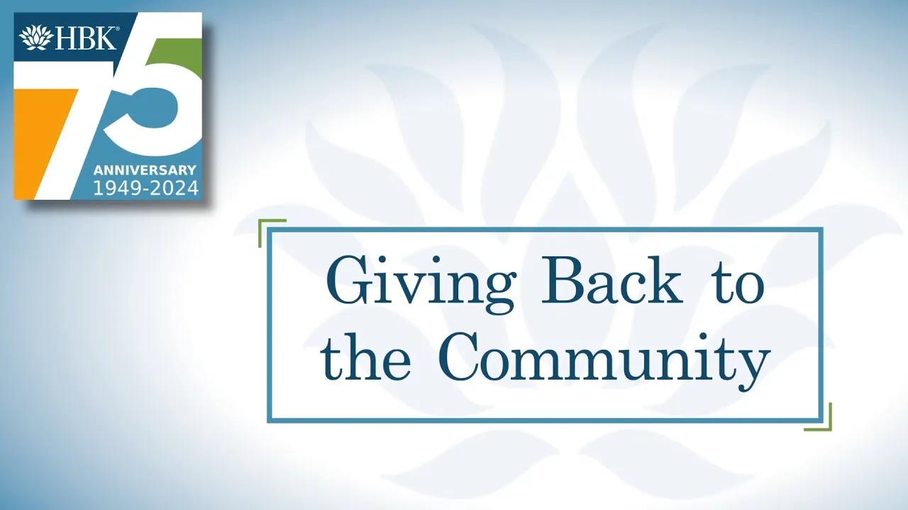 Giving Back to the Community – Business Journal Daily [Video]