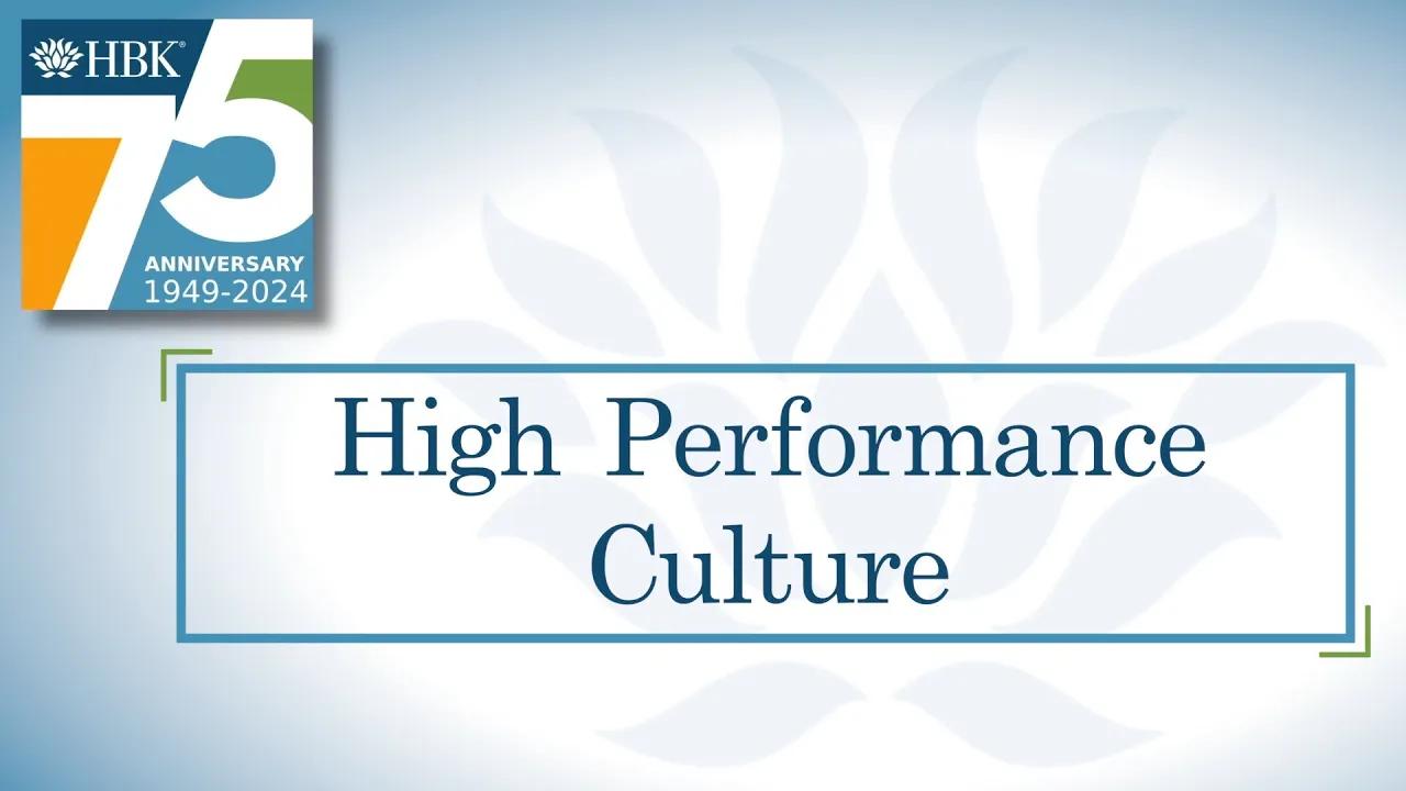 High Performance Culture – Business Journal Daily [Video]