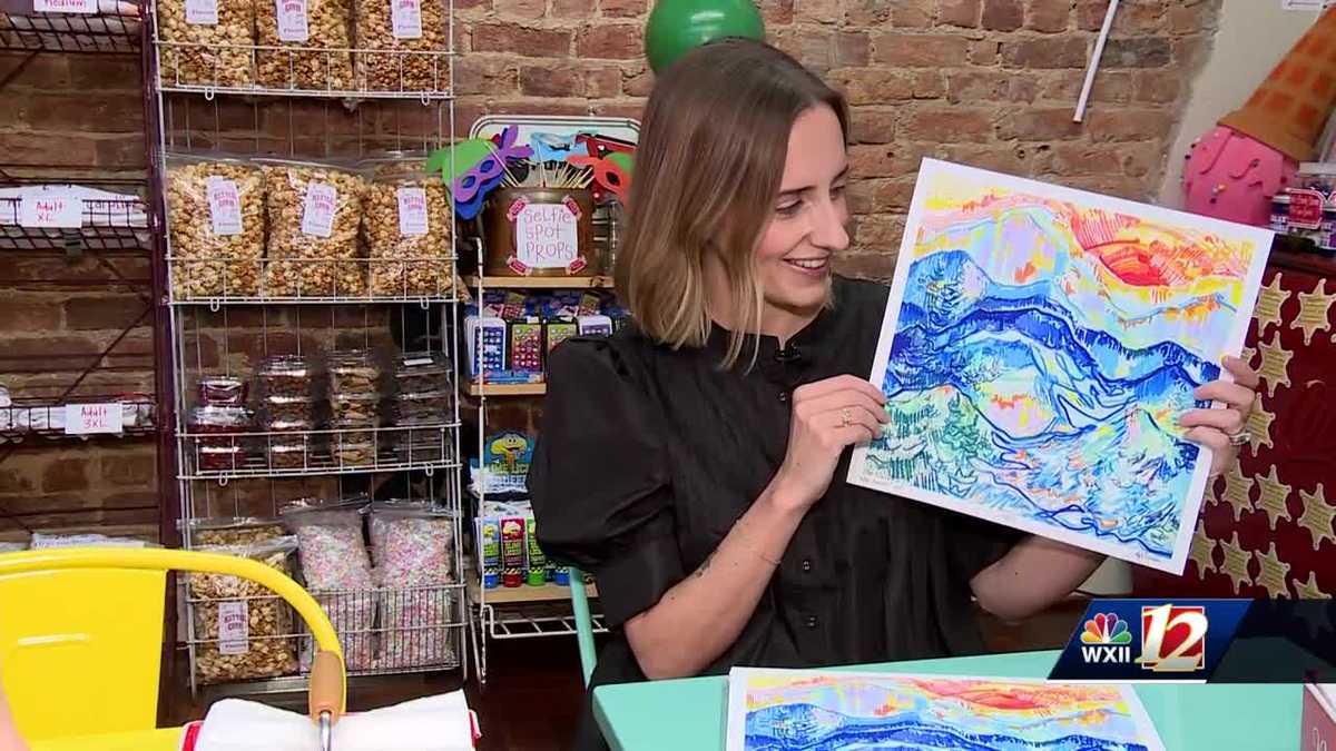 Triad artist sell painting to fundraise for WNC artists [Video]