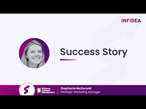 Stephanie McDonald, Strategic Marketing Manager at Kitchen Cabinet Distributors, Talks about INSIDEA [Video]