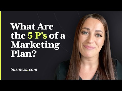 What Are the 5 P’s of a Marketing Plan? [Video]