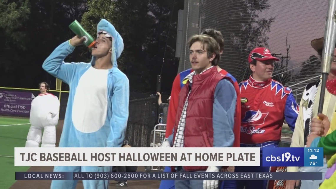 Tyler Junior College hosts 10th annual Halloween at Home Plate costume baseball game [Video]