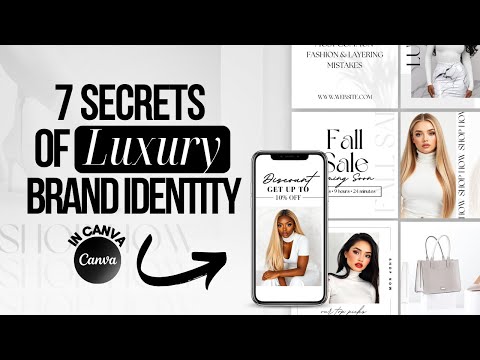 7 Luxury Brand Identity Tips & Secrets | Using Canva | BRAND IDENTITY TUTORIAL [Video]