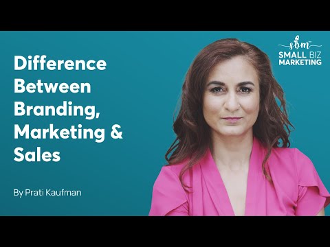 Difference Between Branding, Marketing and Sales | Marketing Tips For Small Business Owners [Video]