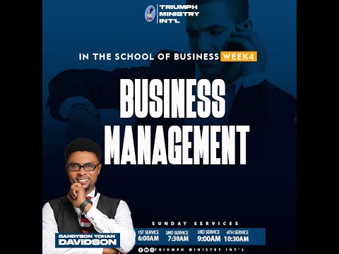 Business Management | In The School of Business 2024 ( Week 4) [Video]