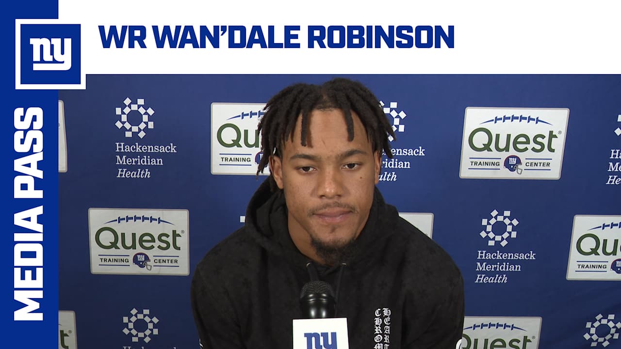 WR Wan’Dale Robinson: ‘Each week is a new week’ [Video]