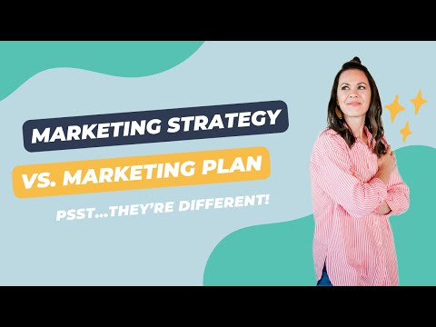 The difference between a marketing strategy and marketing plan [Video]