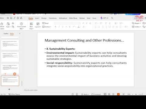 Management Consulting and Other Professions [Video]