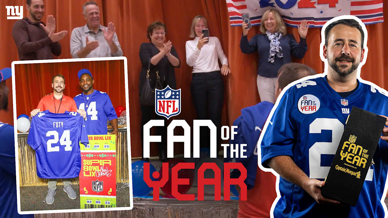 Surprising Giants’ 2024 Fan of the Year winner Kyle Searfoss [Video]