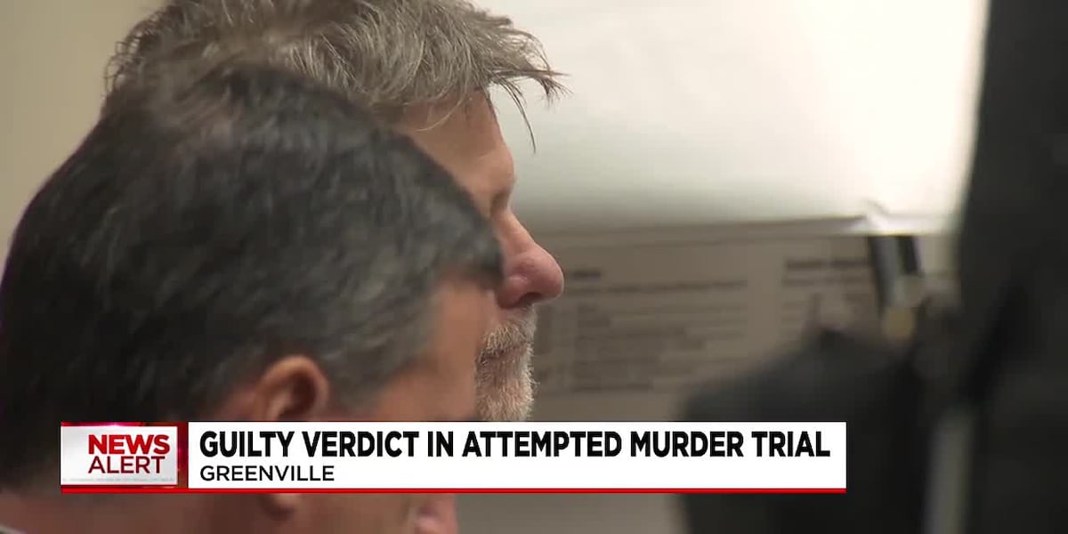 Man accused of shooting Greenville lawyer found guilty of attempted murder [Video]