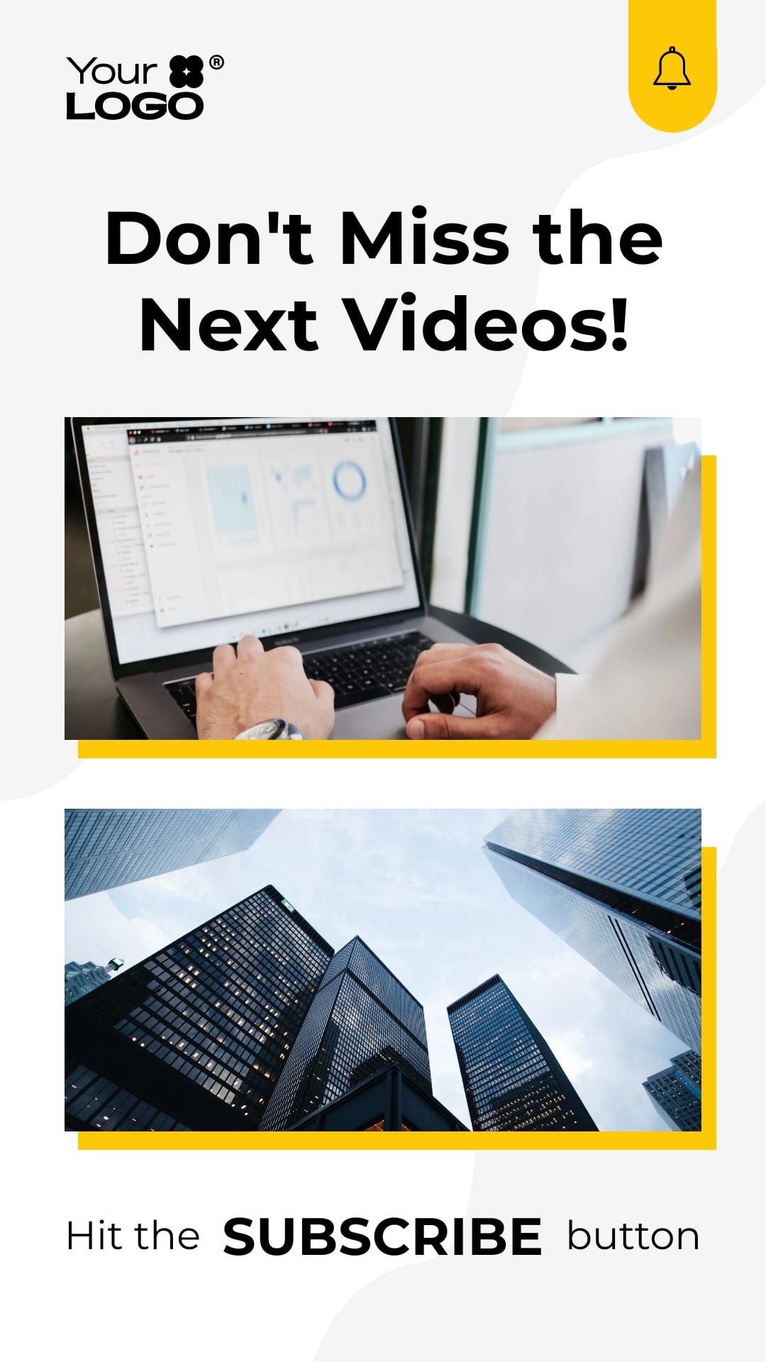 Business Introduction Outro Video Vertical Template