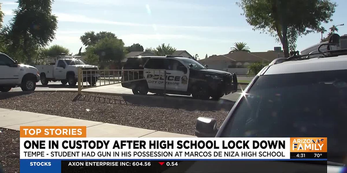 Teen in custody after allegedly bringing gun to high school in Tempe [Video]