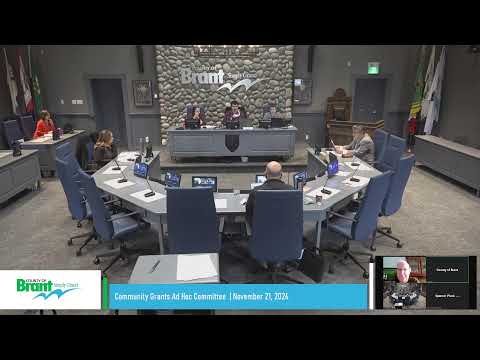 Community Grants Ad Hoc Committee  | November 21, 2024 [Video]