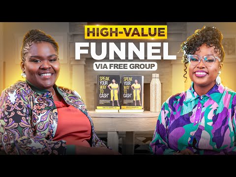 Building a High-Value Sales Funnel with a Free Facebook Group | Speak Your Way to Cash® Podcast [Video]