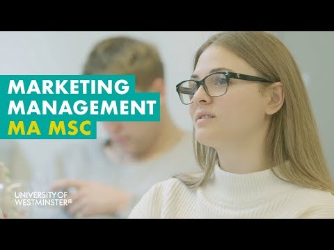 Marketing Management MA/MSc – Courses [Video]