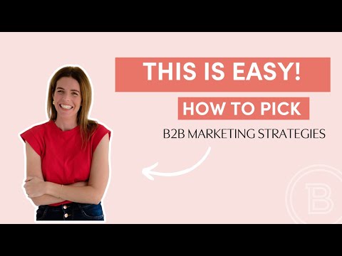 BBA Series Part 3 | How To Select B2B Marketing Strategies [Video]