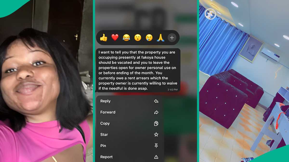 Lady Chased away from Shop after Spending Millions to Renovate It, Displays Message She Was Sent [Video]