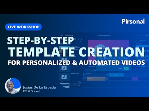 How to Create Personalized Video Templates in 60 Minutes (No Coding Required) | Pirsonal