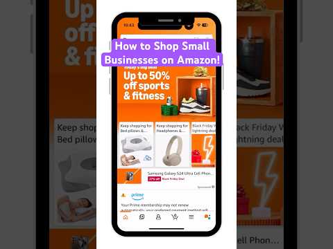 Did you know you can shop small businesses on Amazon? I’ll show you how! [Video]