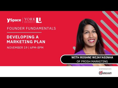 Founder Fundamentals: Developing a Marketing Plan [Video]