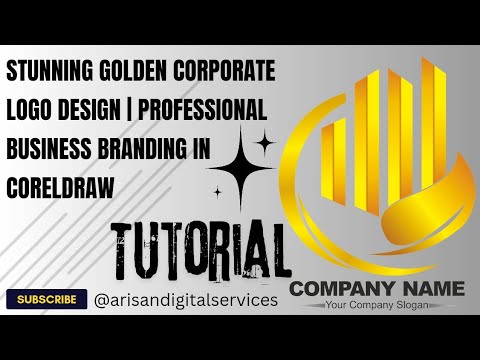 Stunning Golden Corporate Logo Design | Professional Business Branding in CorelDRAW [Video]