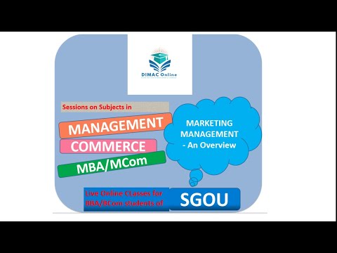 Marketing Management: An Overview Part-2 [Video]