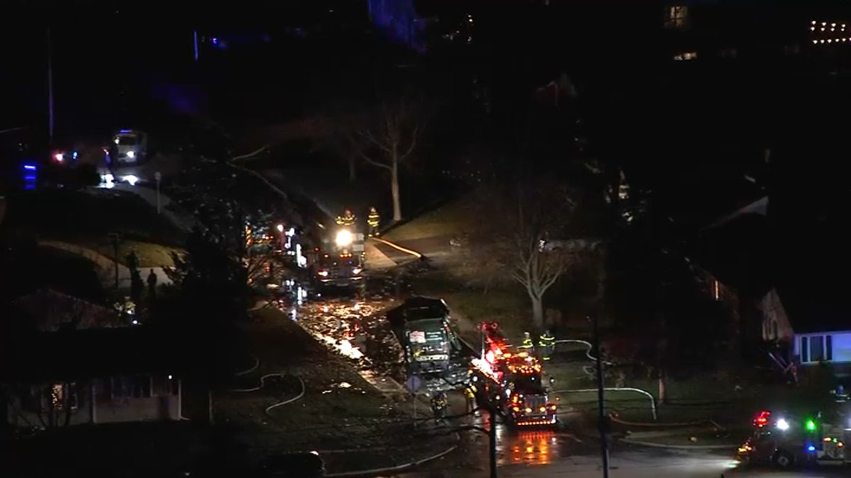 Arlington Heights garbage truck fire leads to street closure  NBC Chicago [Video]