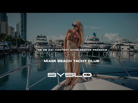 The Miami Beach Yacht Club – Client Spotlight – The 90 Day Content Accelerator [Video]