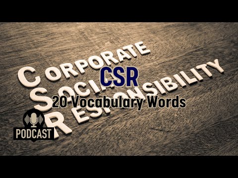 20 Essential Vocabulary Words for Discussing Corporate Social Responsibility [Video]