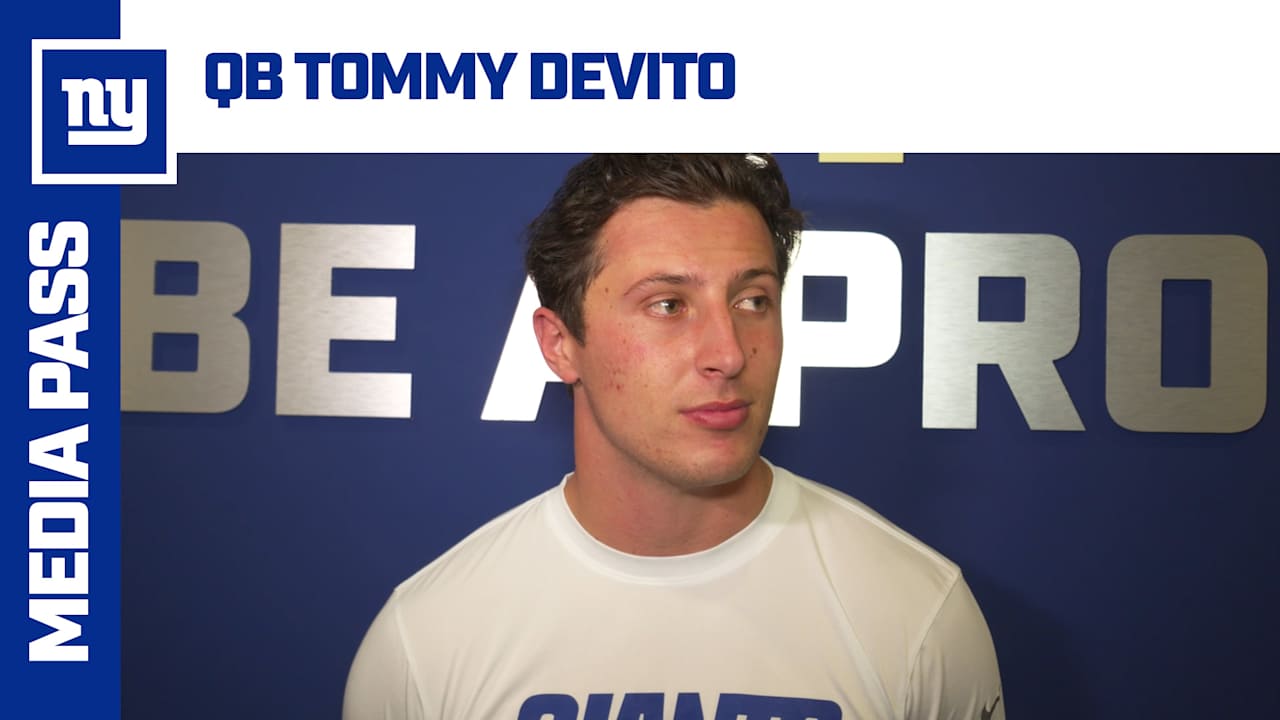 QB Tommy DeVito: ‘You always got to be ready for whatever happens’ [Video]