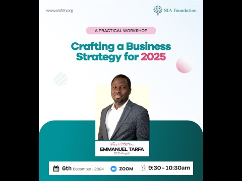 Crafting a Business Strategy for 2025 [Video]