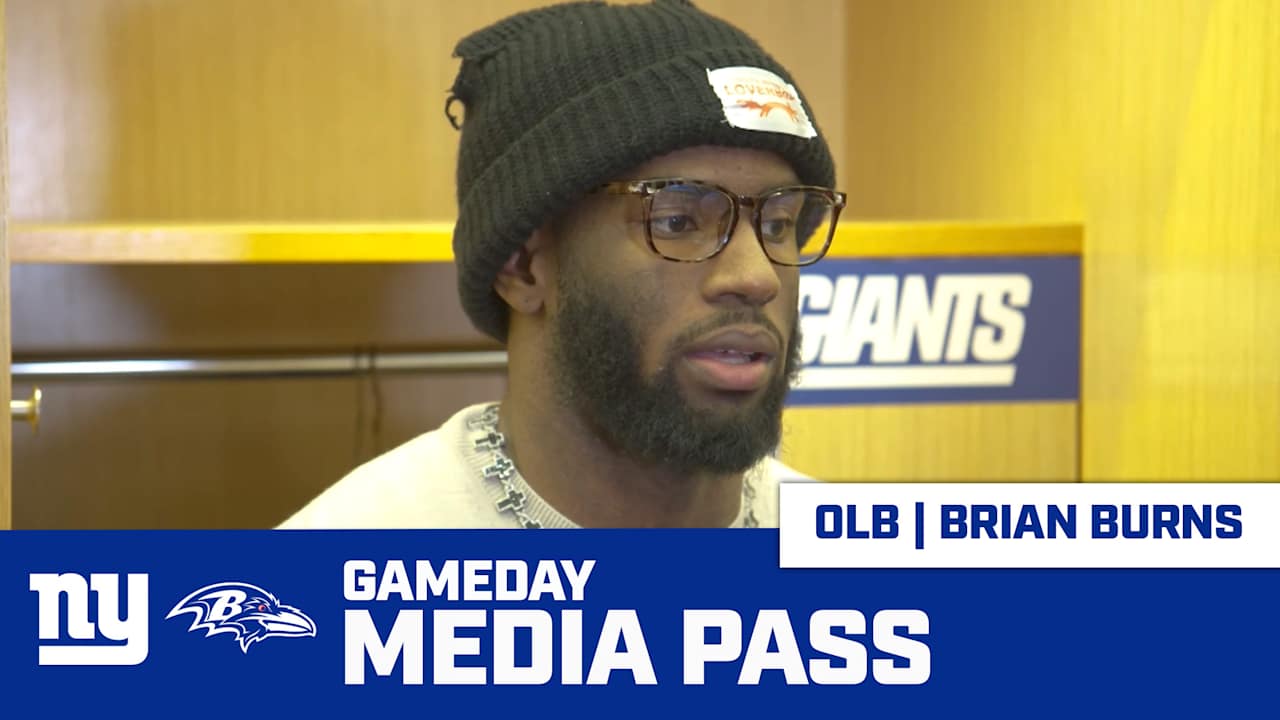 OLB Brian Burns on performance vs. Ravens [Video]