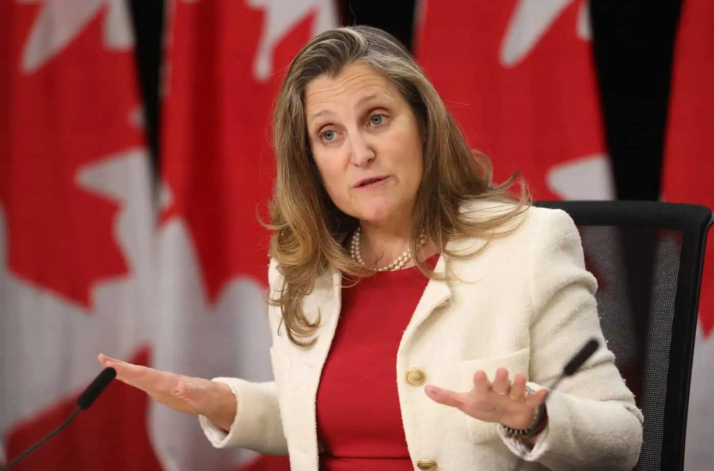 Chrystia Freeland quits cabinet the day of fall economic statement [Video]